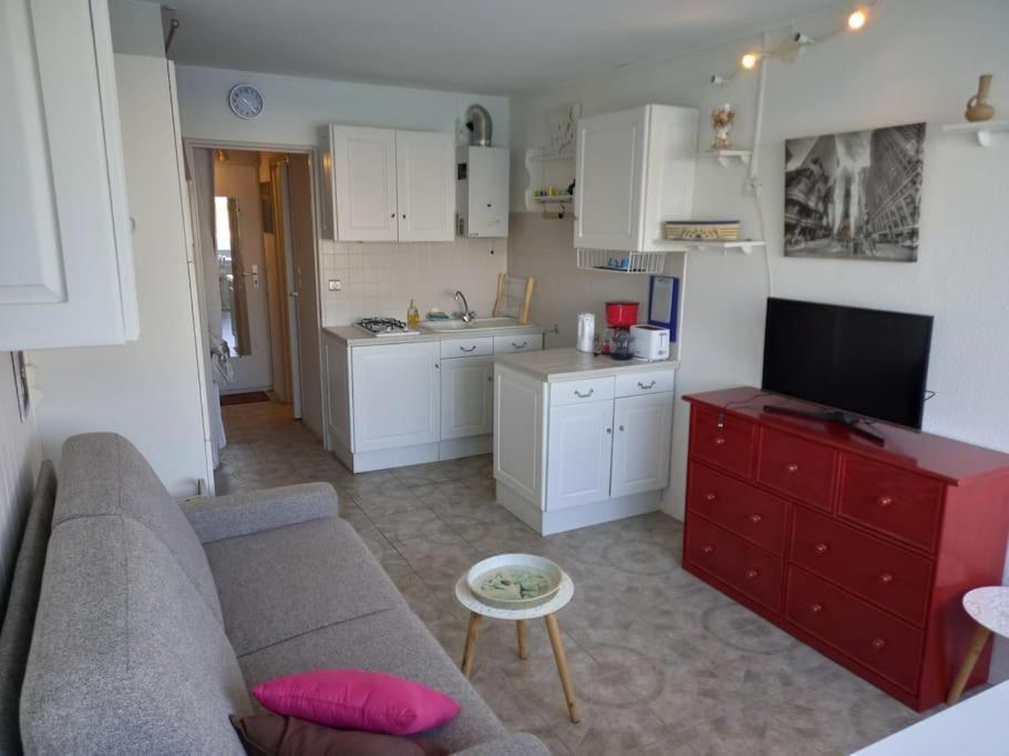 Studio, 4 pers, vue mer, parking, bien équipé Agde Exterior foto